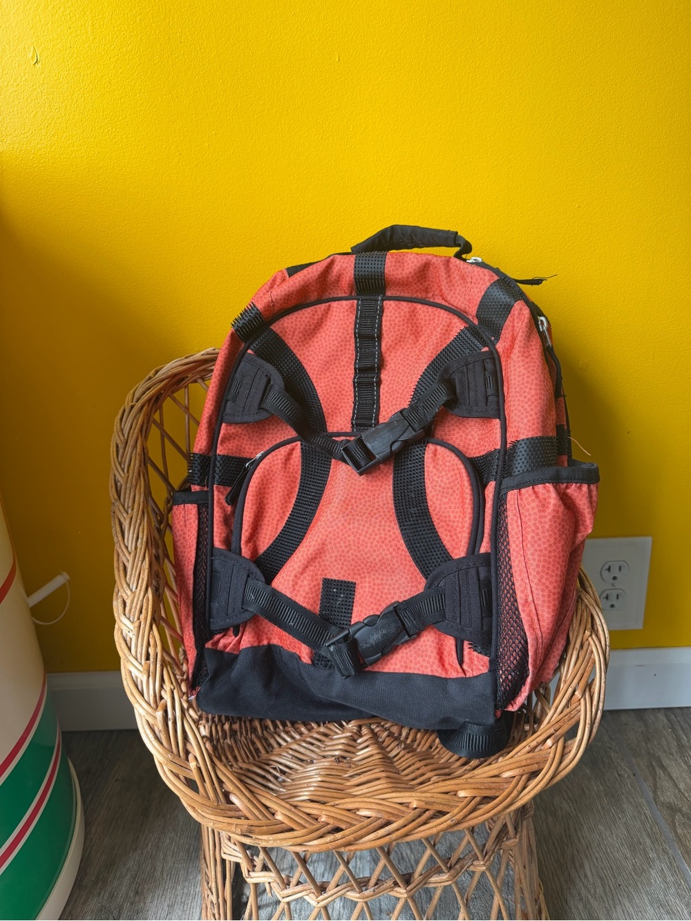 Pottery Barn Kids Mackenzie 3D Basketball Orange backpack